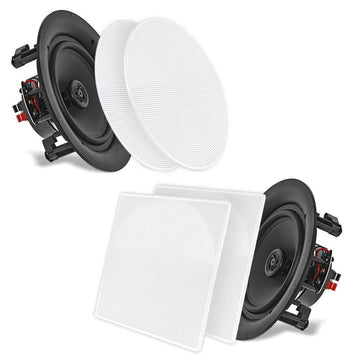 Pyle PDIC66  6.5" In-Wall / In-Ceiling Mount Speakers (Pair) Pyle