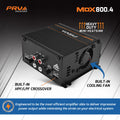PRV Audio MDX800.4 2 Ohm 4 Channel Full Range Amplifier PRV Audio