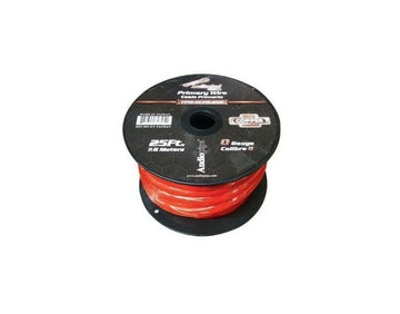 Audiopipe TPW-0CPR-25B 25 ft. Copper Flexible Primary Wire (Black)