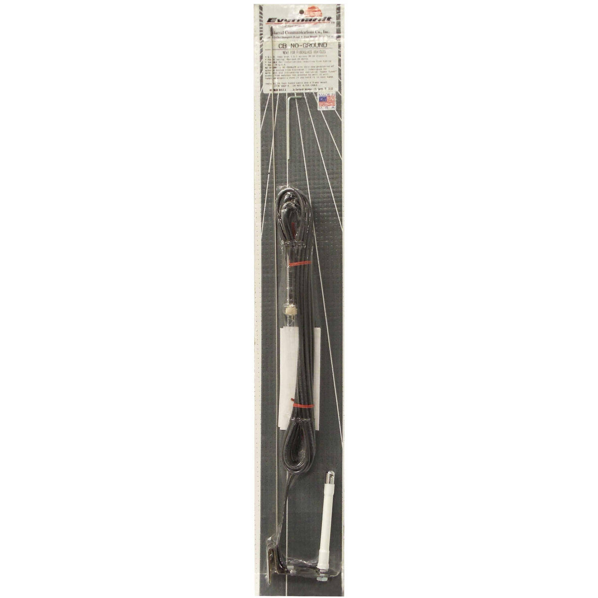 Everhardt SNGP2WM-W 2' Ss Ground Clip On Window Mount CB Ant. Everhardt