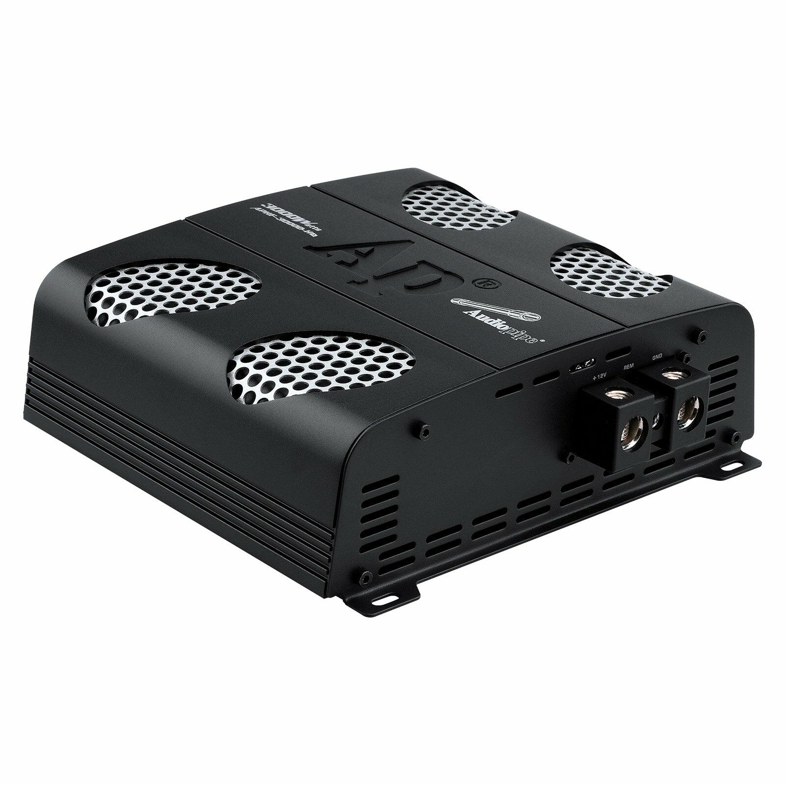 Audiopipe APHF-3000D-H2 3000 Watts Full Range Class D Mosfet Amplifier 2 Ohms (APHF-3000D-H2) Audiopipe