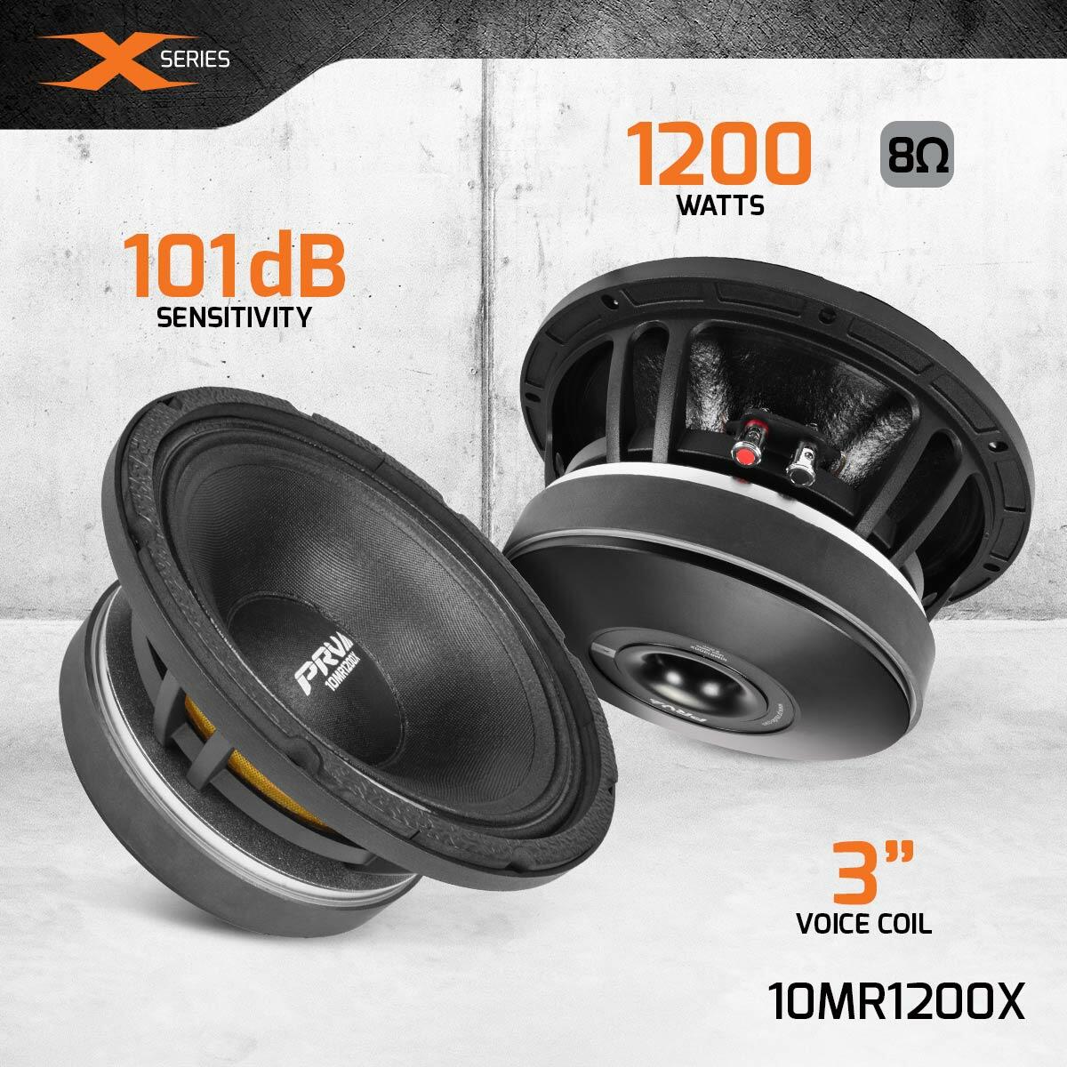 PRV Audio 10MR1200X 10" MIDRANGE LOUDSPEAKER PRV Audio