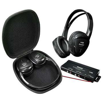 Power Acoustik HP902RFT  - HEADPHONES *Pair* SWIVEL EARPAD 2CH.RF 900MHZ W/TRANSMITTER Power Acoustik