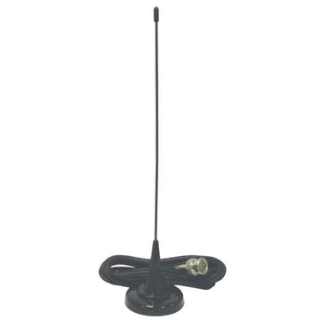 Accessories Unlimited AUSCAN3 25-940 Mhz 16" Tall Magnetic Mount Scanner Antenna With 10 Foot Cable & BNC Connector Accessories Unlimited