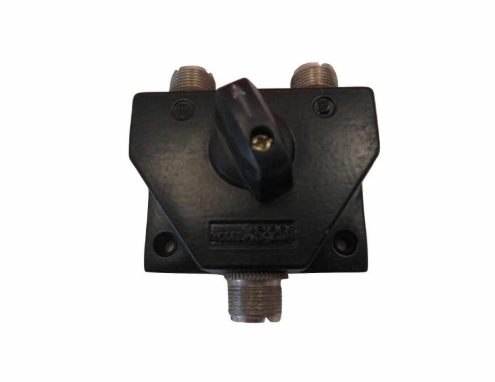 WORKMAN CS201 2 WAY CB RADIO ANTENNA COAX SWITCH Bandit
