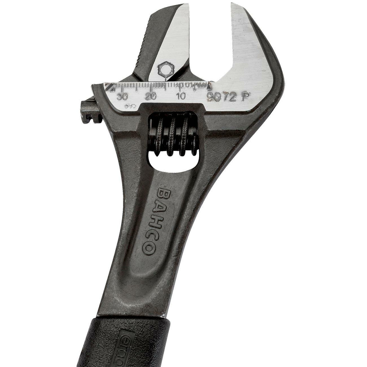 Bahco BAH9073RPUS Bahco 12" ERGO™ Rubber Handle Central Nut Adjustable Wrench with Reversible Jaw BAHCO