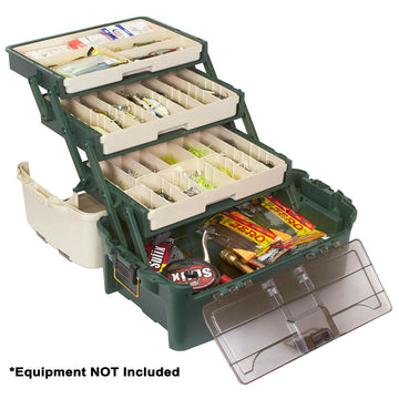 Plano 723300 Hybrid Hip 3-Tray Tackle Box - Forest Green Plano