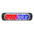 Heise HE-MULTE-6BR Bi-Color Blue/Red Marker Lights - 4.4 Inch, 6 LED Heise