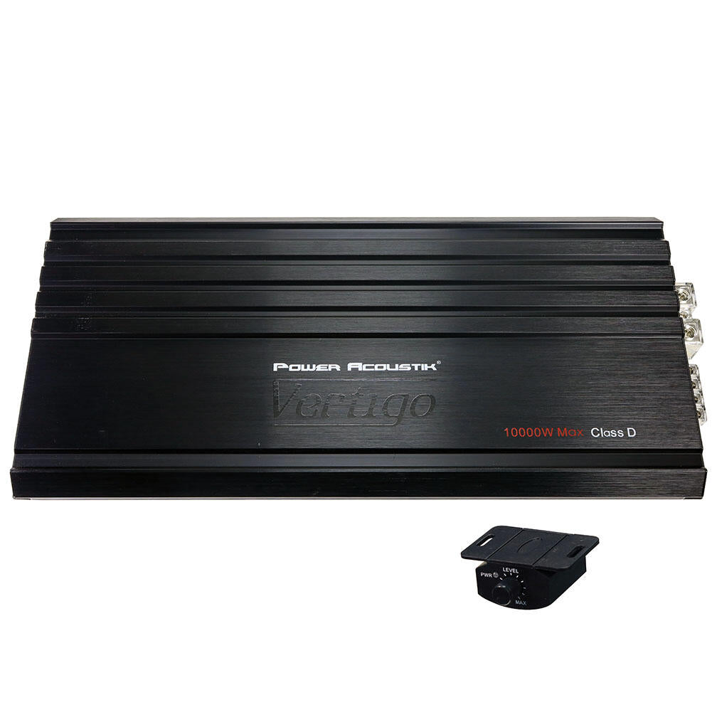 Power Acoustik VA1-10000D  Vertigo Series Monoblock Amplifier 10000W Max Power Acoustik