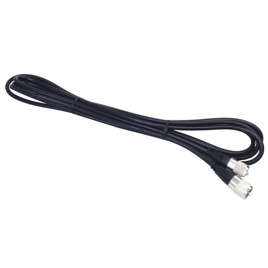 Kalibur KPP8X12-B 12 Foot Black Rg8x Coax Cable Assembly With Molded Pl259 Connectors On Each End Kalibur