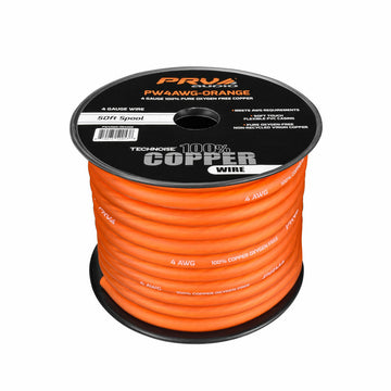 PRV Audio PW4AWG-ORANGE PW4AWG-ORANGE 50ft Roll
