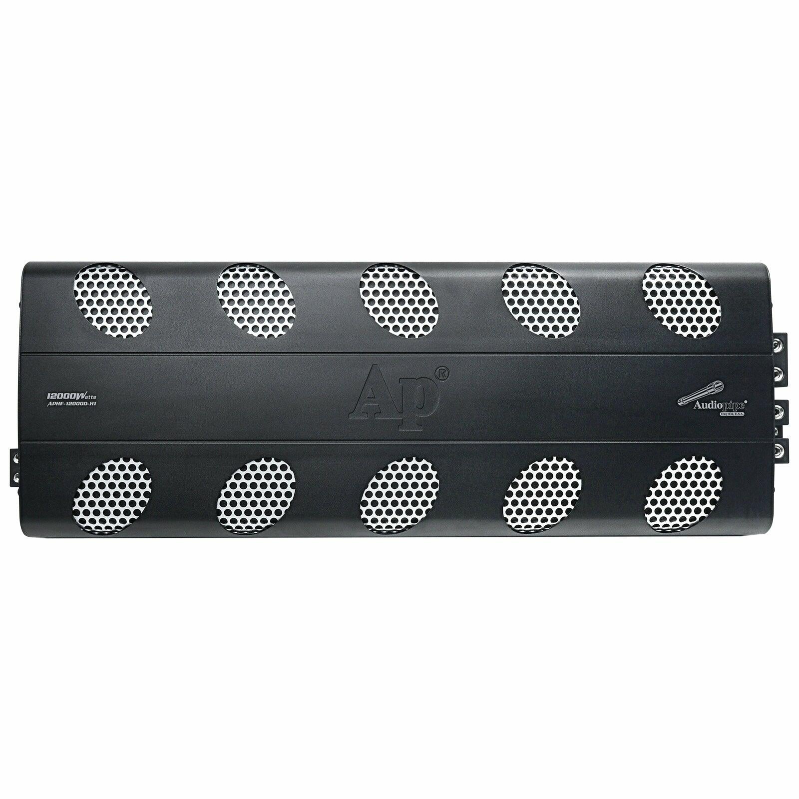 Audiopipe APHF-12000D-H1 12000 Watts Full Range Class D Mosfet Amplifier (APHF-12000D-H1) Audiopipe