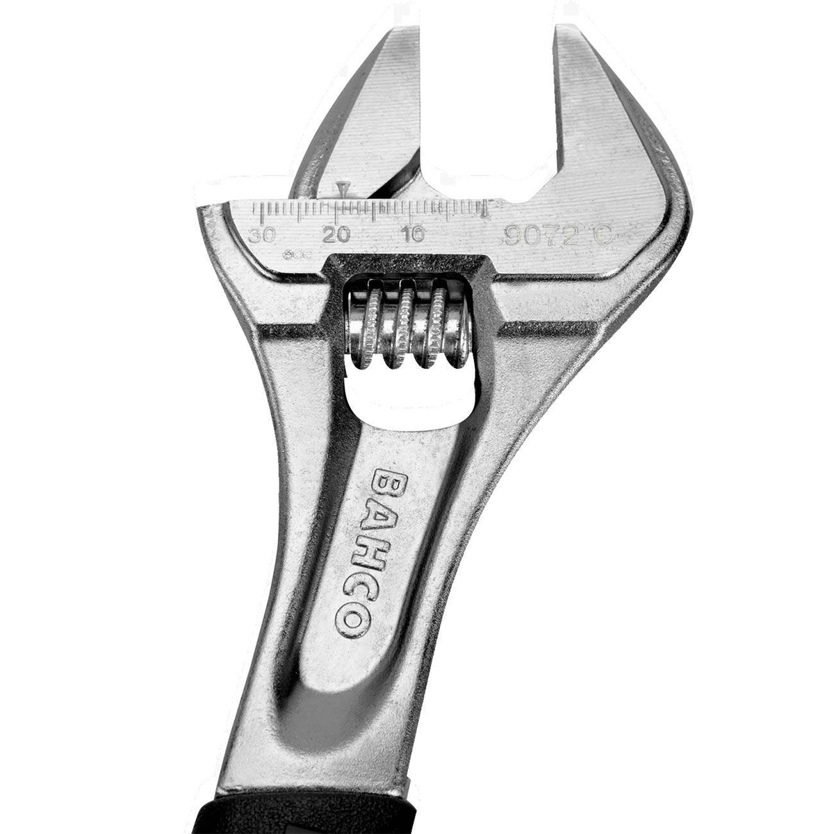 Bahco BAH9073RCUS Bahco 12" ERGO™ Rubber Handle Central Nut Adjustable Wrench with Chrome Finish BAHCO