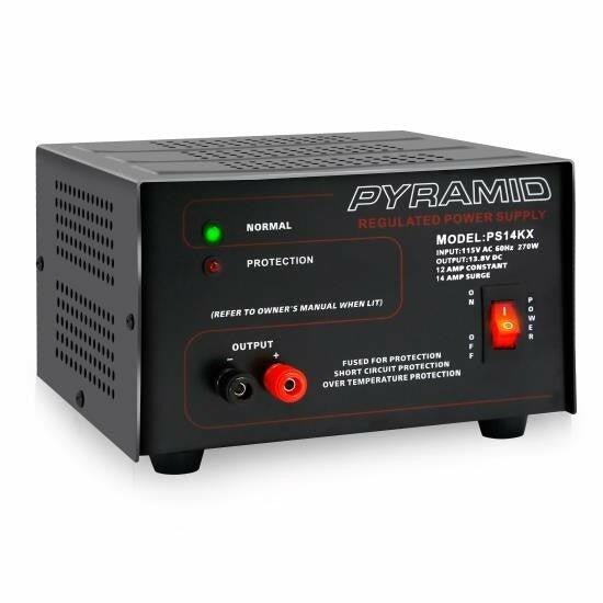 Pyramid PS14KX 12 Amp Bench Power Supply AC to DC Converter Pyramid