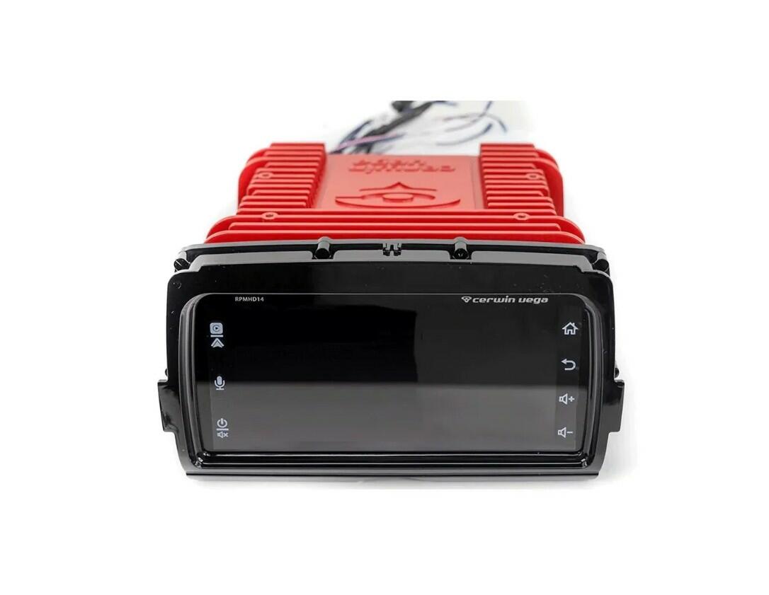 Cerwin-Vega RPMHD14 7" Specific-Fit Harley-Davidson Stereo with Bluetooth, Wireless Apple CarPlay and Android Auto, and SiriusXM Ready for select 2014-2023 vehicles from Harley Davidson Cerwin-Vega