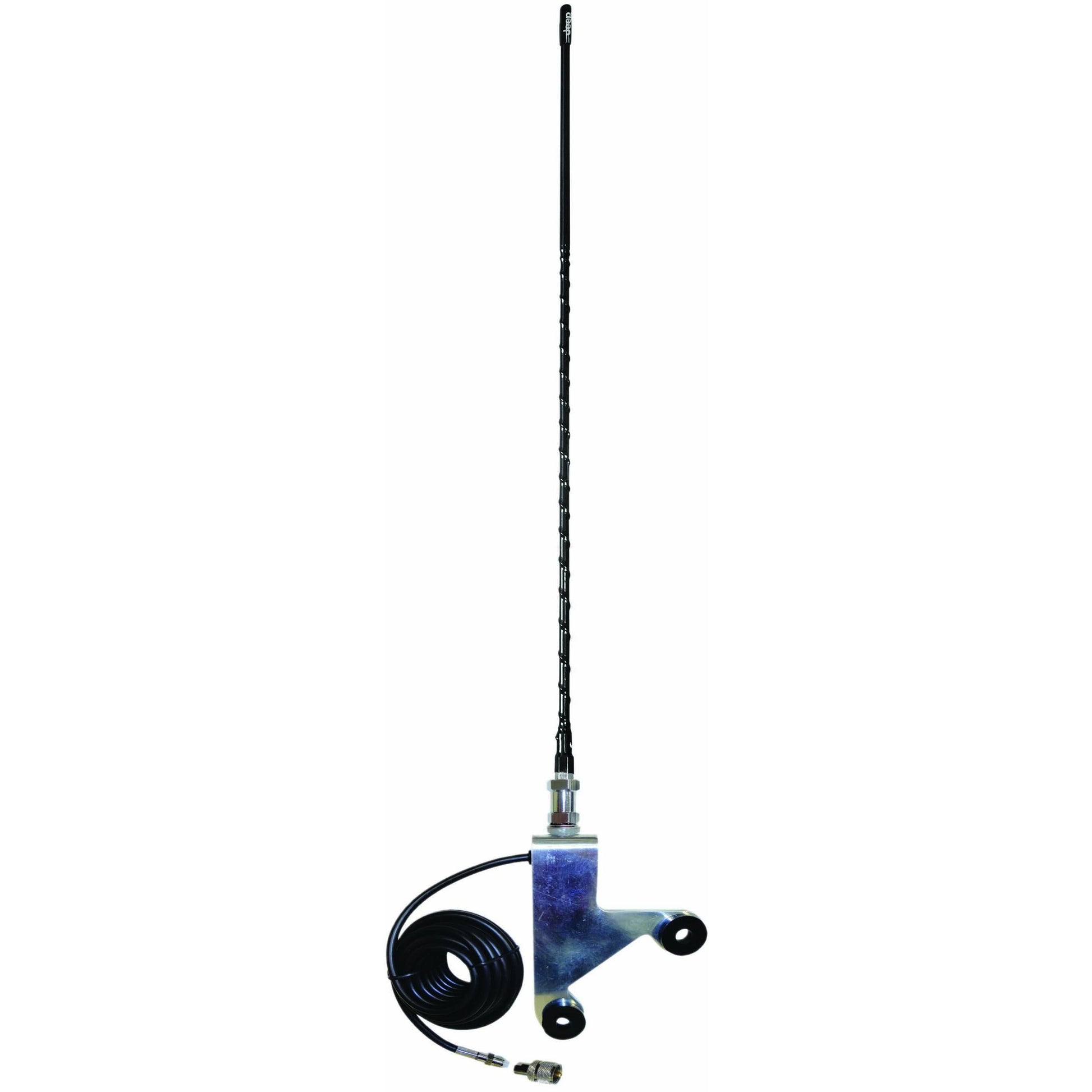 Procomm PCA3004 2007 - 2017 Jeep Wrangler Spare Tire Cb Antenna Kit With Mounting Bracket & 18' Terminator Coax Coax Cable Procomm