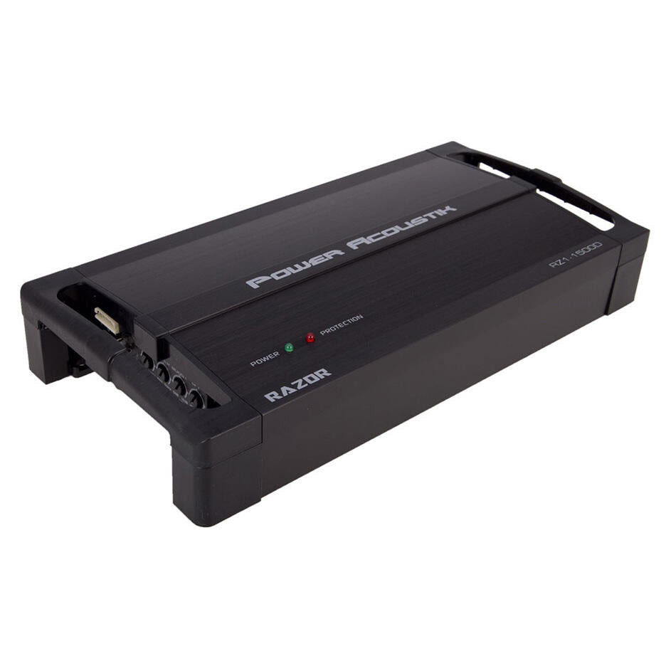 Power Acoustik RZ1-1500D  Class D Mono Block 1500W Max Amplifier Power Acoustik