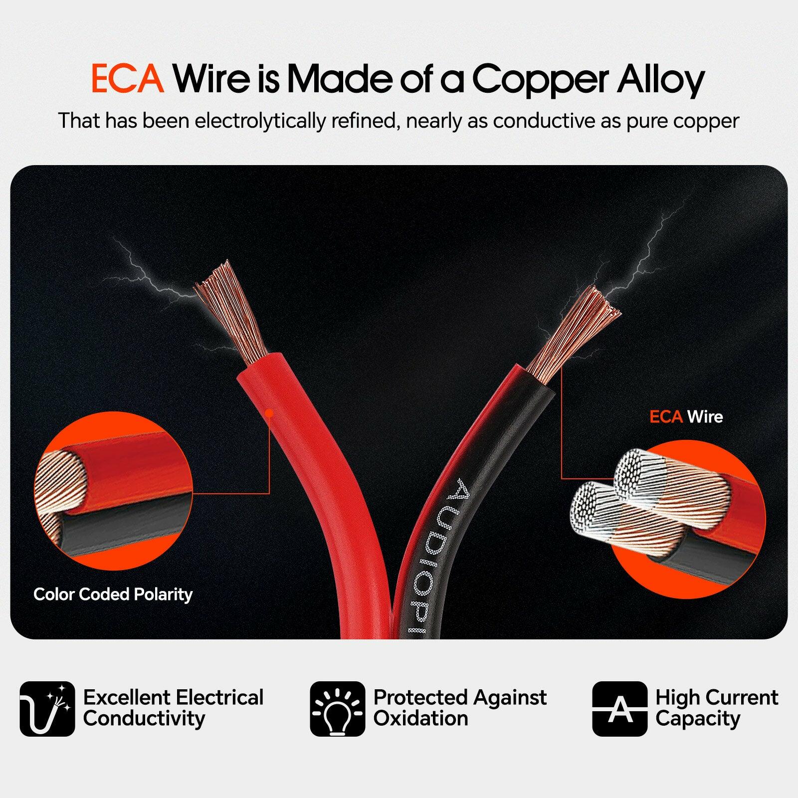 Audiopipe CABV-16-1000BLK 1000FT 16AWG Speaker Cable (CABV-16-1000BLK) Audiopipe