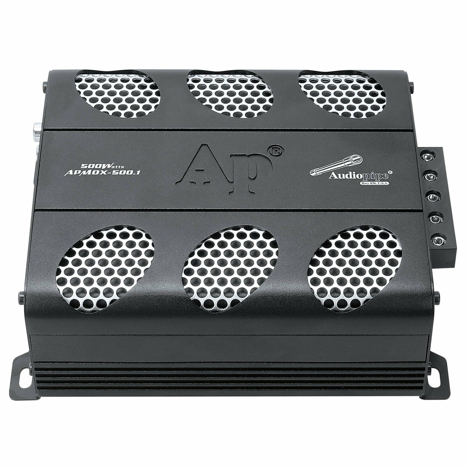 Audiopipe APMOX-500.1 Mosfet / IC Technology Car Audio Amplifier (APMOX-500.1) Audiopipe