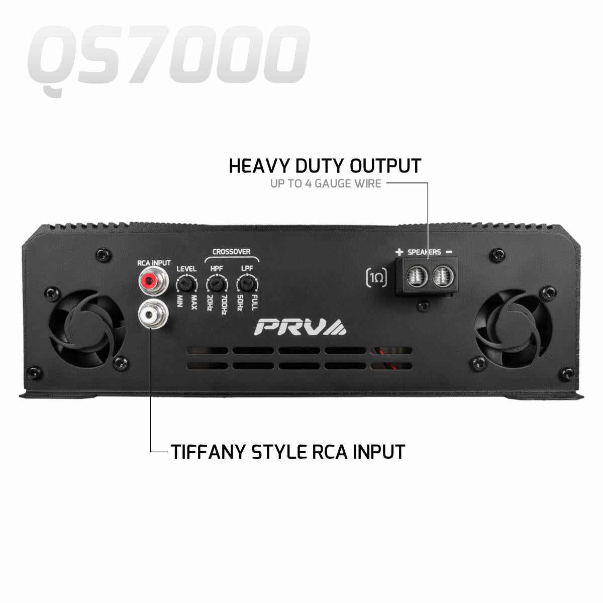 PRV Audio QS7000 1 Ohm 1 Channel Full Range Amplifier PRV Audio