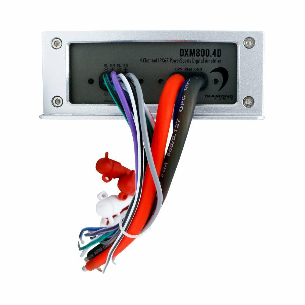 Diamond Audio DXM800.4D 4-Channel DXM Series Full Range Class D Waterproof Amplifier - DXM800.4D Diamond