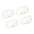 Heise HE-RLC-4W Rock Light White Cover - 4 Pack Heise
