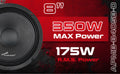 Audiopipe APMB-840SB-D 8 Low Mid Frequency Loudspeaker (APMB-840SB-D) (Each) Audiopipe