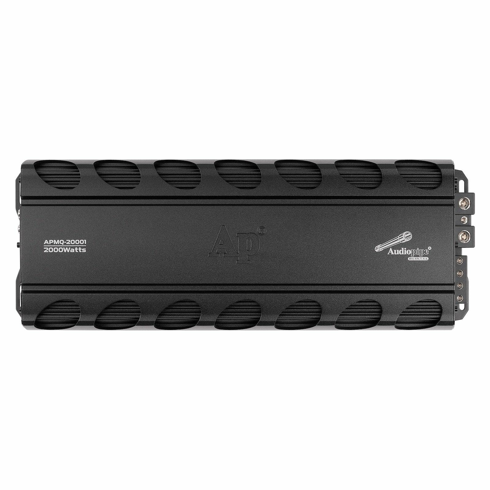 Audiopipe APMQ-20001 Mini Design Class D Mono Mosfet Amplifier (APMQ-20001) Audiopipe
