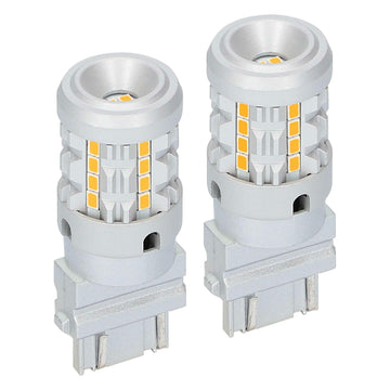 Heise HE-C3157A 3157 Amber Bulbs with Integrated Internal CANBUS System - 2- Heise