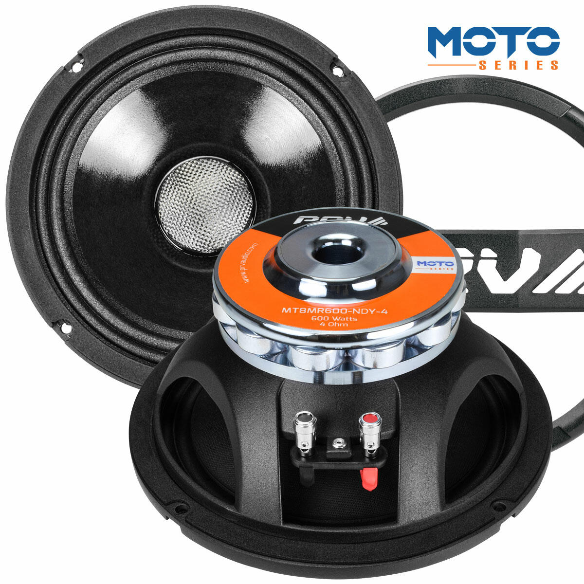 PRV Audio MT8MR600-NDY-4 8" NEODYMIUM MIDRANGE LOUDSPEAKER PRV Audio