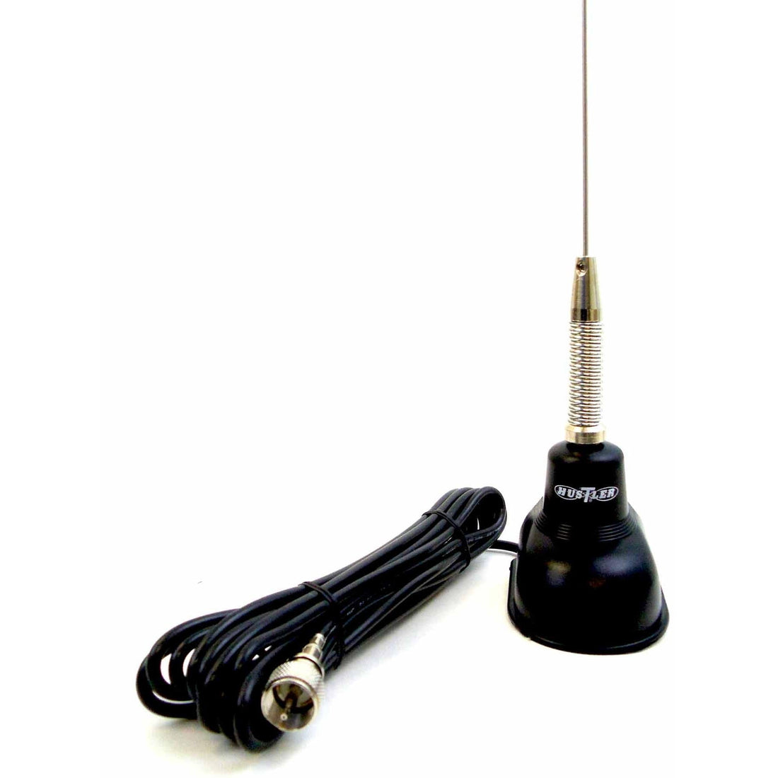 Hustler IC11S-B 44" Trunk Lip Mount CB Antenna W/spring 17'CBl-blk Hustler