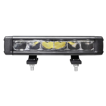 Heise HE-SS9 Single Row Super Slimline Lightbar - 9 Inch, 6 LED Heise