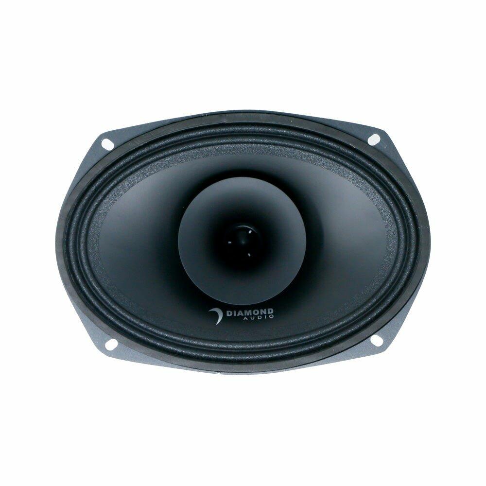 Diamond Audio MP694 6"x 9" MP Series 2-Way Full-Range Coaxial Speakers w/1" Horn Tweeter (4) - MP694 Diamond