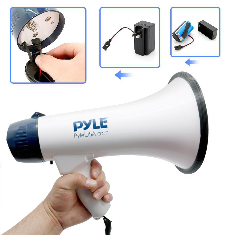 Pyle PMP45R  Pro Professional Dynamic Megaphone with recording detachable microphone Pyle