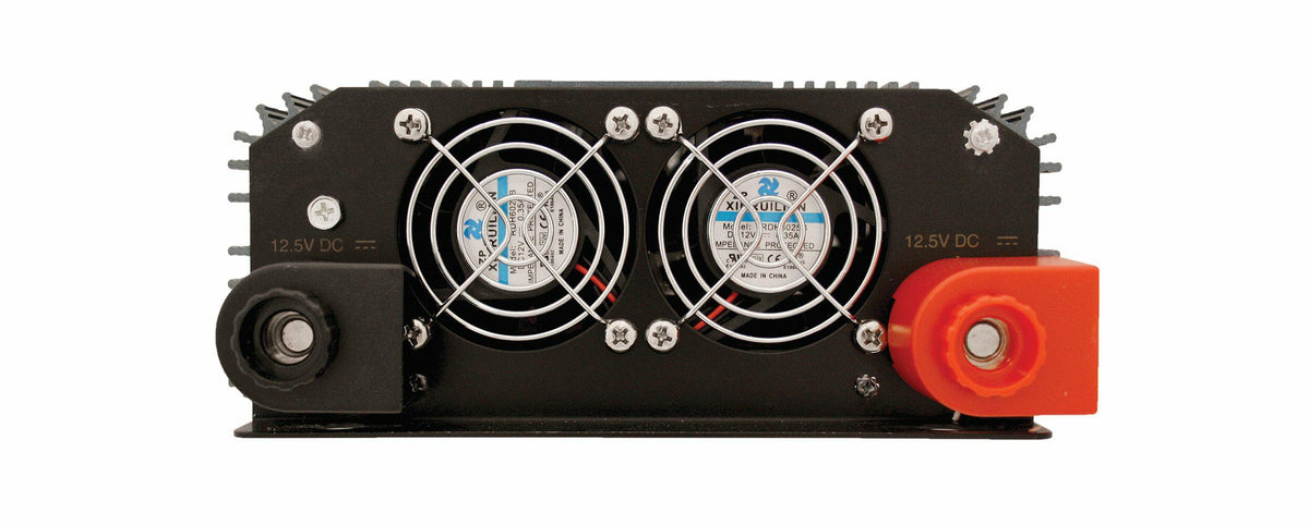 Samlex SAM200012 2,000 Watt (4,000 Watt Surge) Modified Sine Wave Inverter With 3 Outlets & Cooling Fan. Remote Control Option Available Samlex