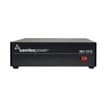 Samlex SEC1212 - 10amp Constant, 12 Amp Surge High Efficiency Base Station Power Supply With Rear Binding Posts Samlex