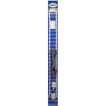 Hustler F63-W 4' Dual Wideband Ant Kit W/3-way Mirror Mts.-white Hustler
