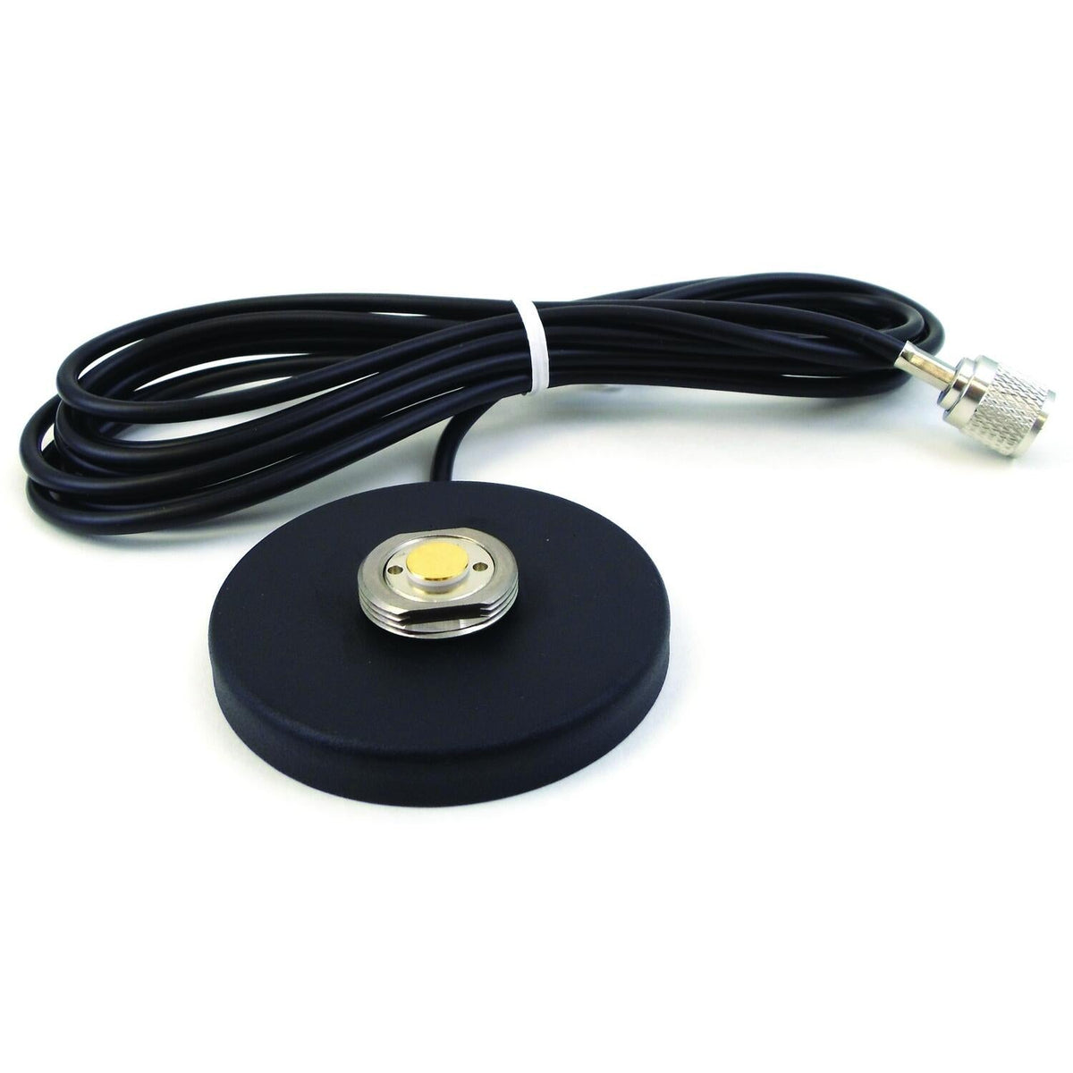 Larsen NMOMMR Nmo 3.5" Round Magnet Mount W/12' Coax &pl259 Conn Larsen