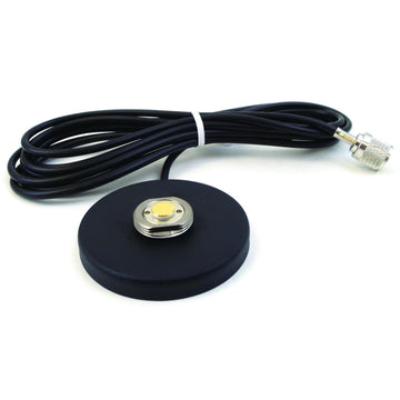 Larsen NMOMMR Nmo 3.5" Round Magnet Mount W/12' Coax &pl259 Conn Larsen
