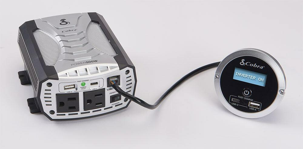 Cobra CPIALCDG2 Remote On/off With  2 Usb Quick Charge Ports For Cpi400psw, Cpi500w, Cpi1500w, Cpi2500w & Cpi3000w Manufactured In Vietnam Cobra