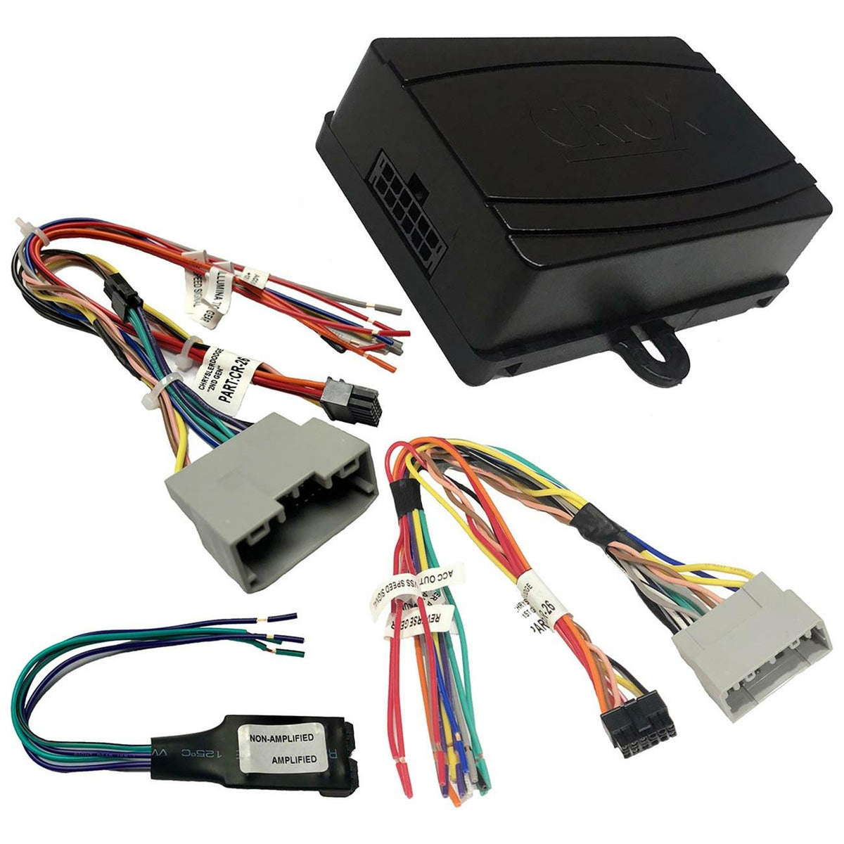 Crux SWRCR-59  Radio Replacement Interface with SWC Retention for Select ’05-’18 Chrysler/Dodge/Jeep Vehicles CRUX