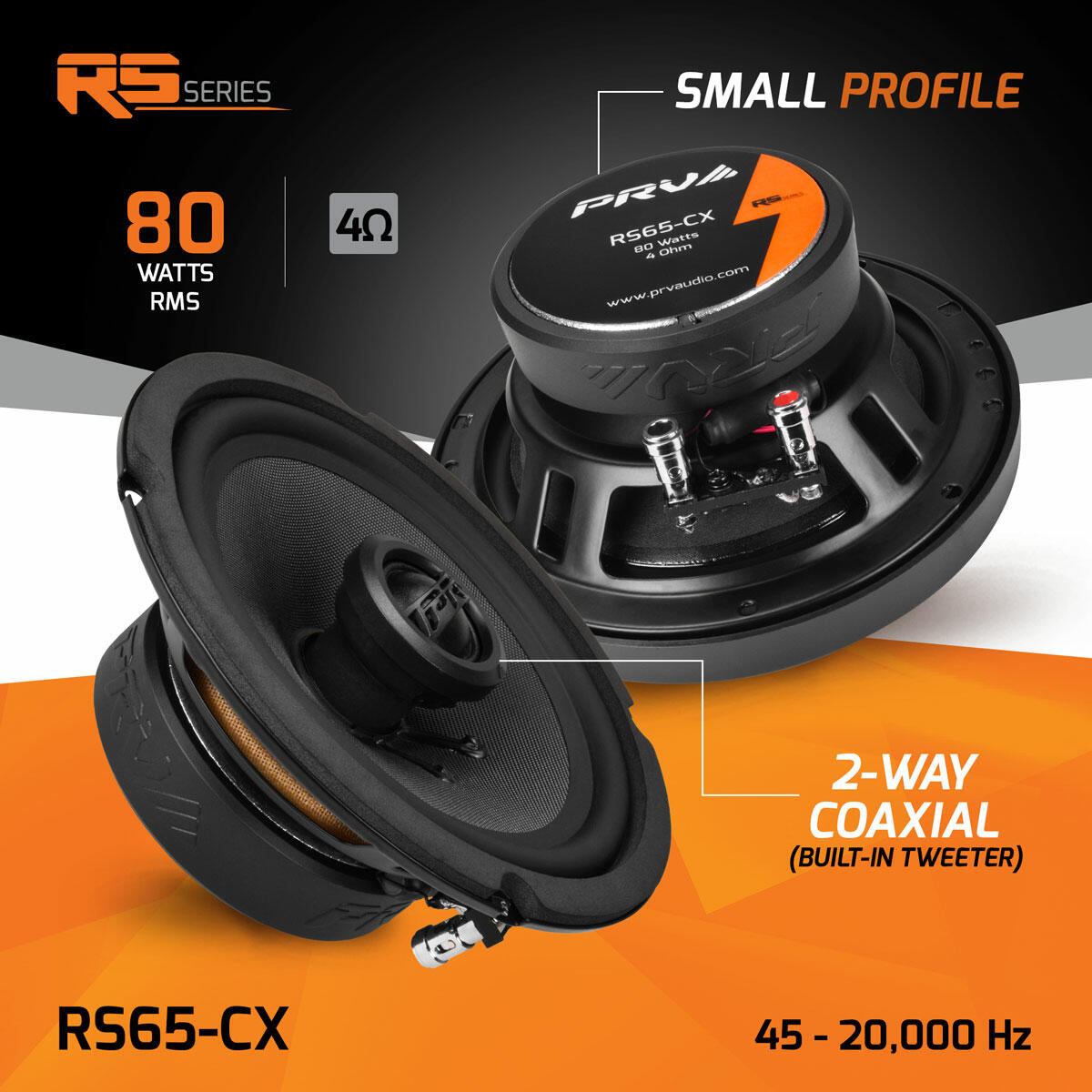 PRV Audio RS65-CX 6.5" COAXIAL CAR SPEAKERS PRV Audio