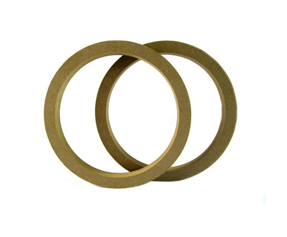 Audiopipe RING-10R 10" MDF Speaker Rings (Pair) Audiopipe