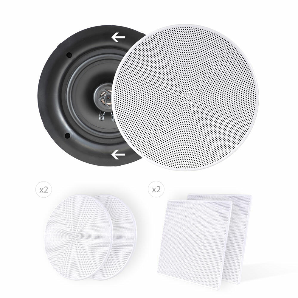 Pyle PDIC66  6.5" In-Wall / In-Ceiling Mount Speakers (Pair) Pyle