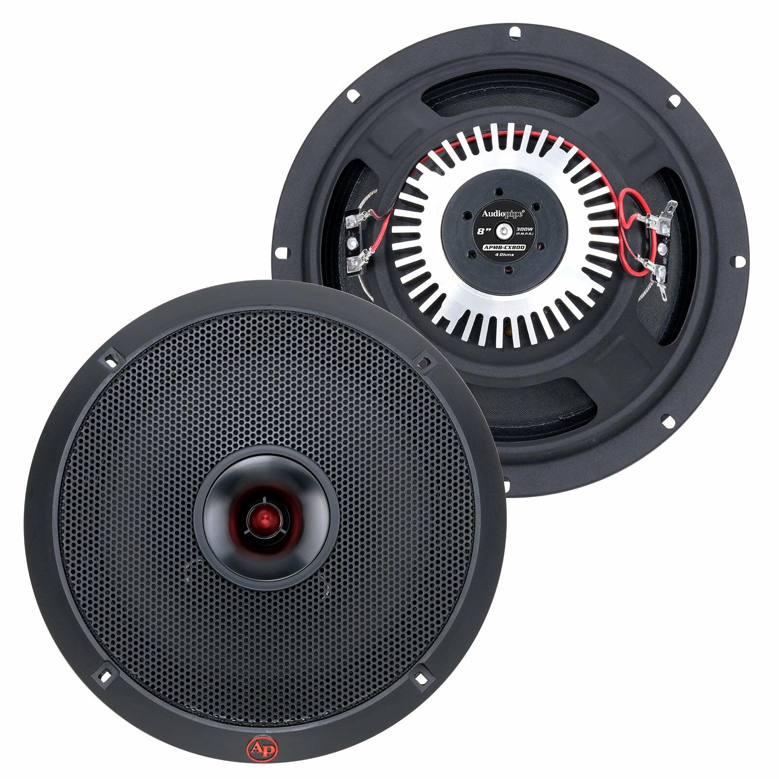 Audiopipe APMB-CX800 8 Dynamic Loudspeaker (APMB-CX800) (Pair) Audiopipe