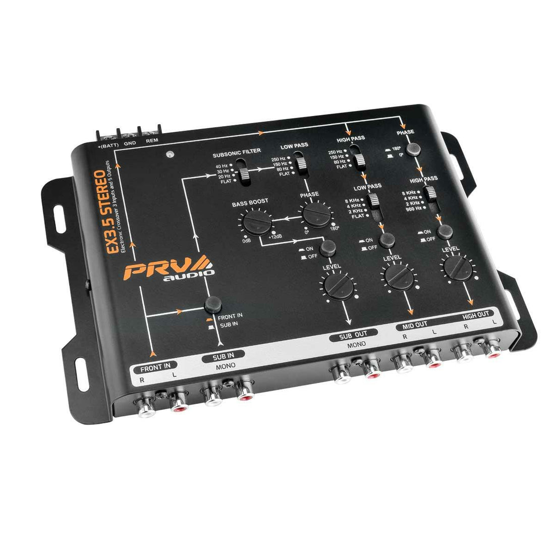 PRV Audio EX3.5 STEREO ELECTRONIC CROSSOVER (Each) PRV Audio