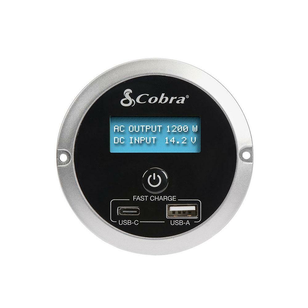 Cobra CPI3000W 3,000 Watt Modified Sine Wave Inverter - 6,000 Watt Surge With 4 Ac Outlets And 2 Usb Ports Cobra