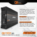 PRV Audio QS7000 2 Ohm 1 Channel Full Range Amplifier PRV Audio