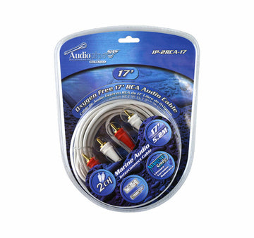 Audiopipe IP-2RCA-17 Oxygen Free 17 RCA Audio Cable Audiopipe
