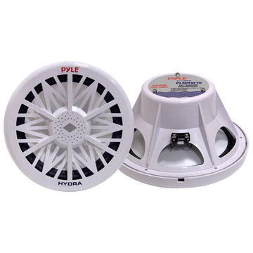 Pyle PLMRW10  Marine 10″ Subwoofer – Sold Each (White) Pyle